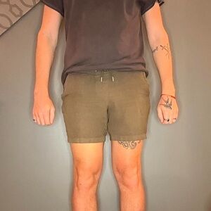 Men's Olive Green Shorts Abercrombie& Fitch